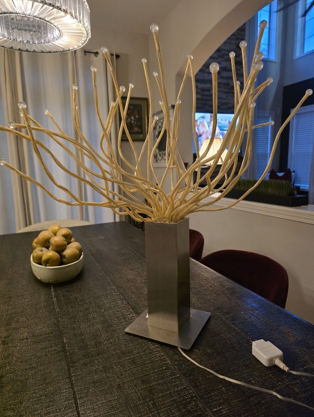 IKEA Stranne LED Mod Table Lamp Medusa Octopus Tentacles Brushed Stainless Steel - Picture 9 of 11